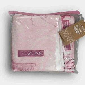 GOZONE Travel Yoga Set ‎ with storage bag NEW pink